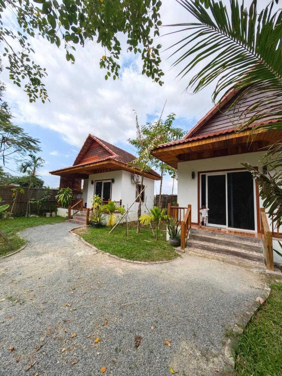 Property building, Garden view