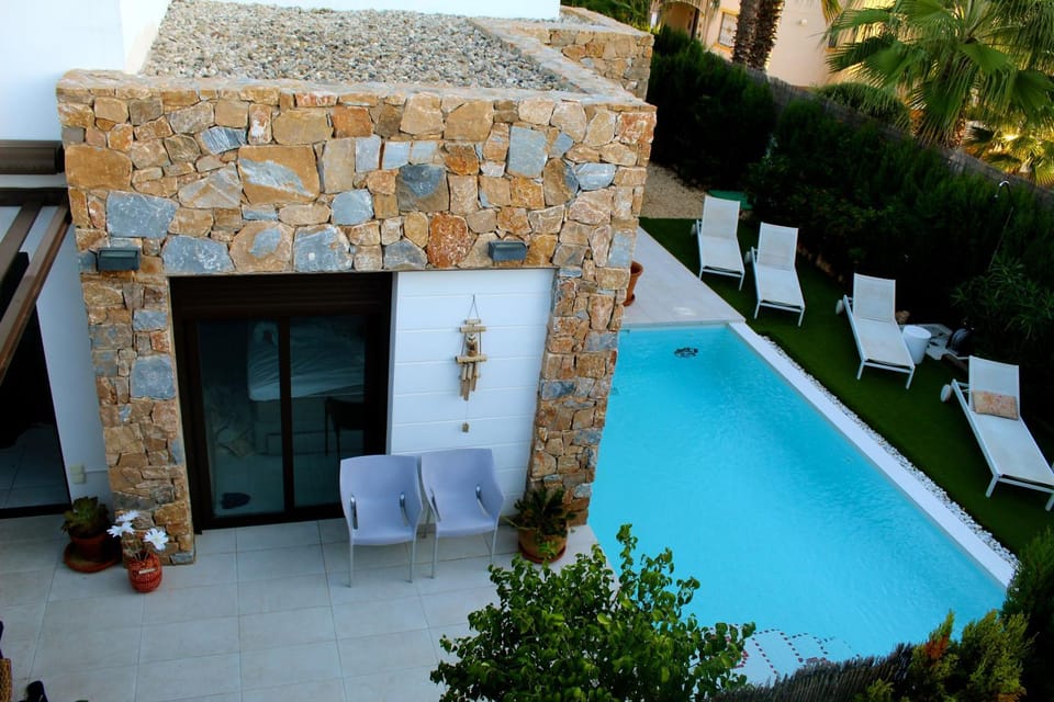 Property building, Garden view