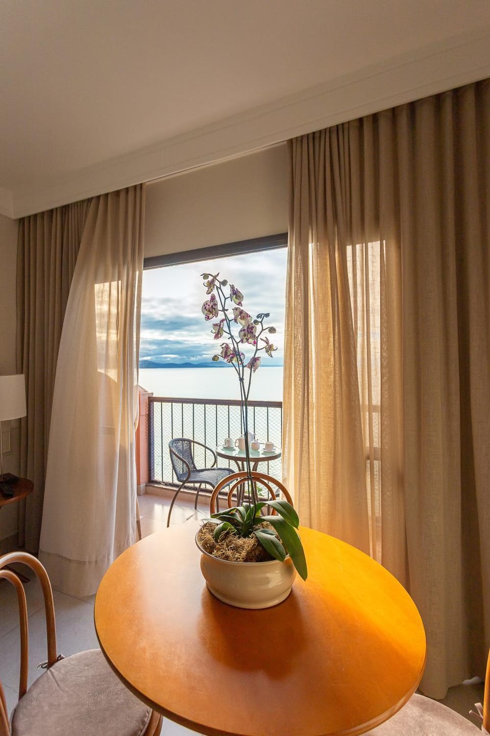 Natural landscape, Balcony/Terrace, Living room, Sea view