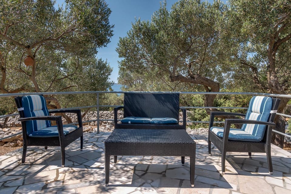 Patio, Balcony/Terrace, Seating area, Garden view, Sea view