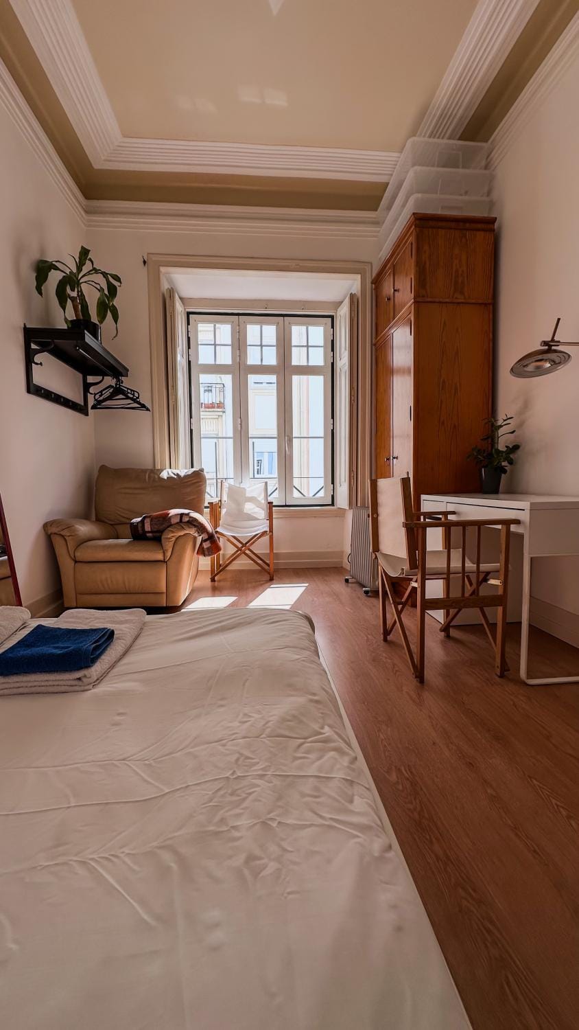 Bed, Bedroom, wardrobe