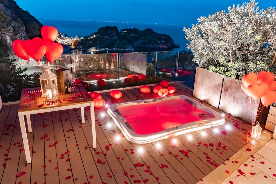 Night, Natural landscape, View (from property/room), Sea view