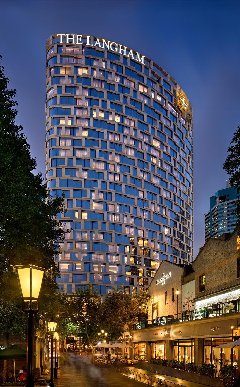 Property building, Night, City view, Location
