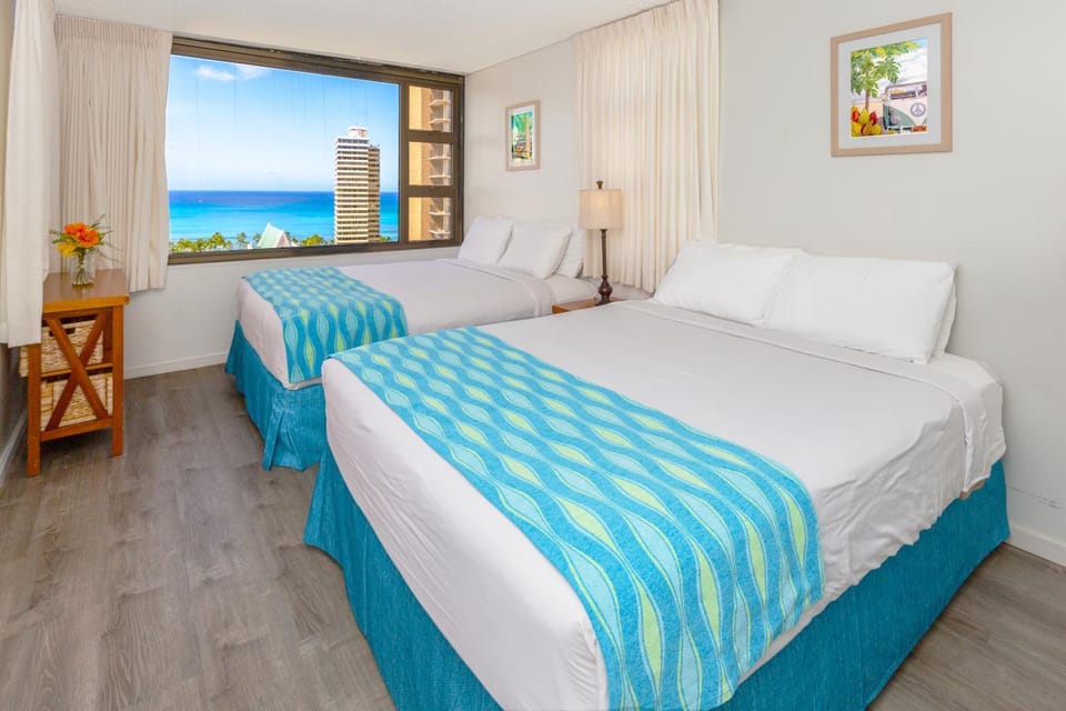 Bed, Photo of the whole room, Bedroom, Sea view