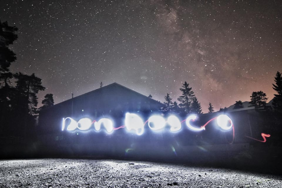 Property building, Night, On site