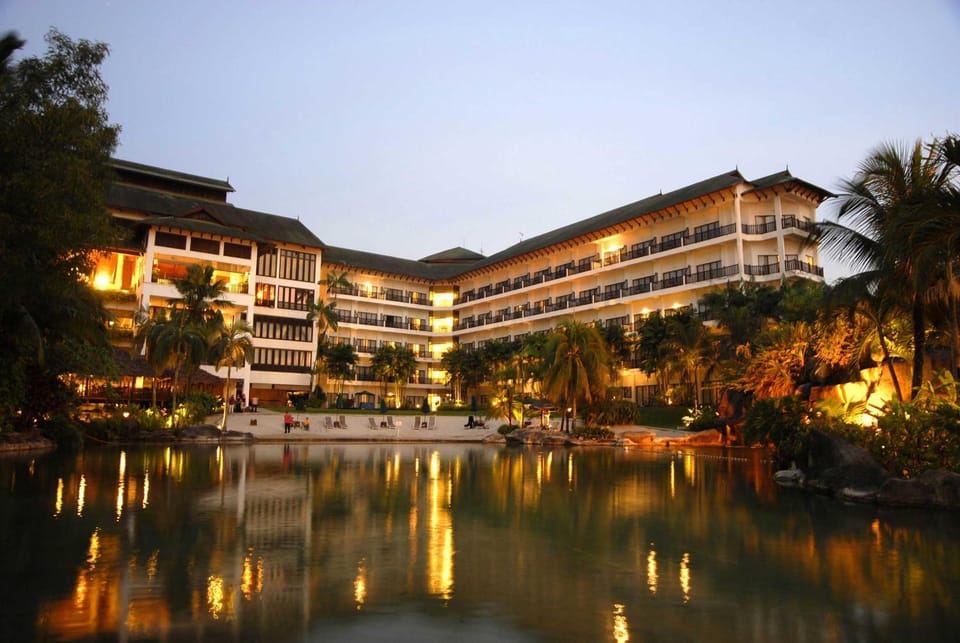 Property building, Sunset