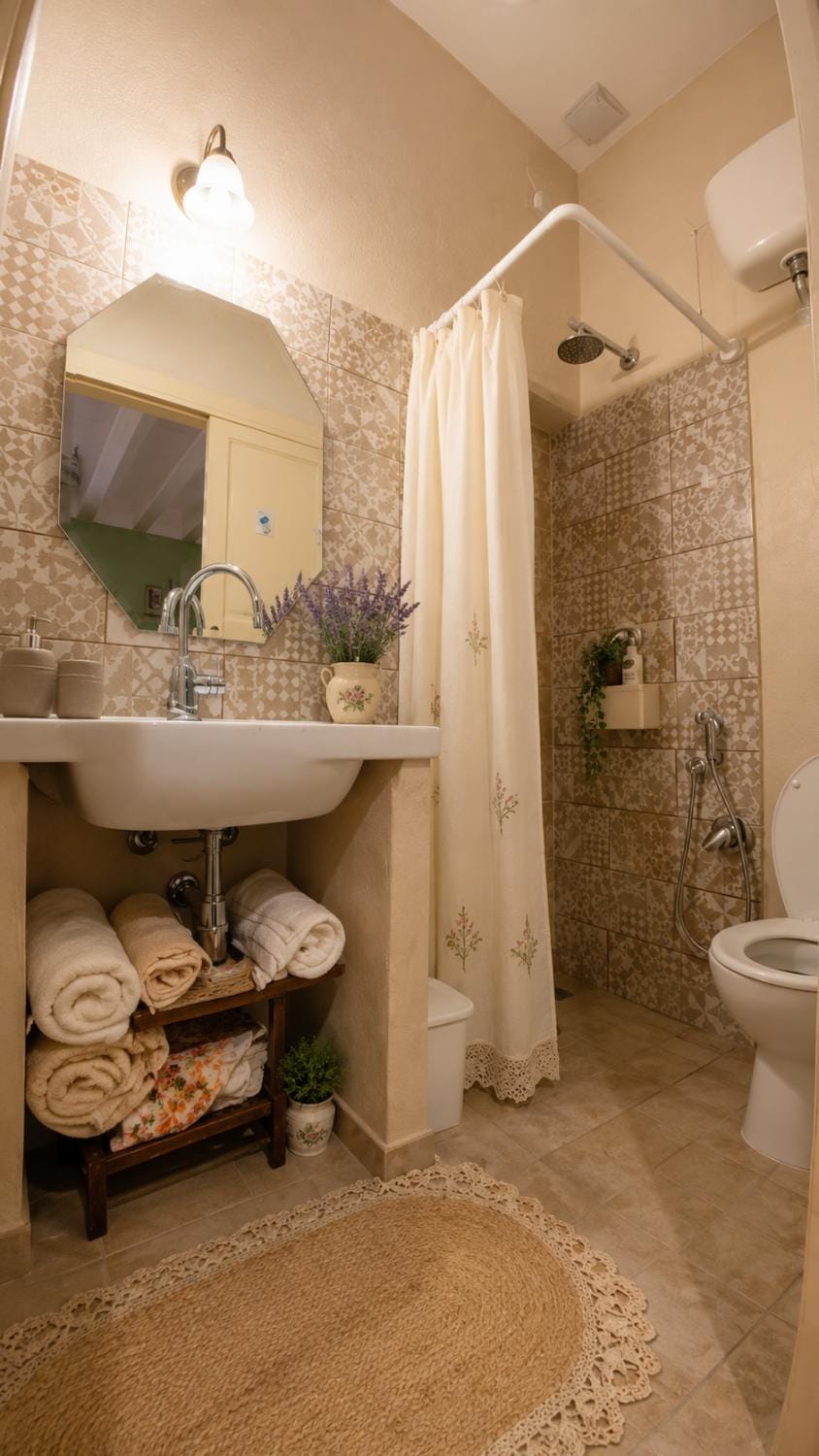 Shower, Toilet, Bathroom, bidet, towels