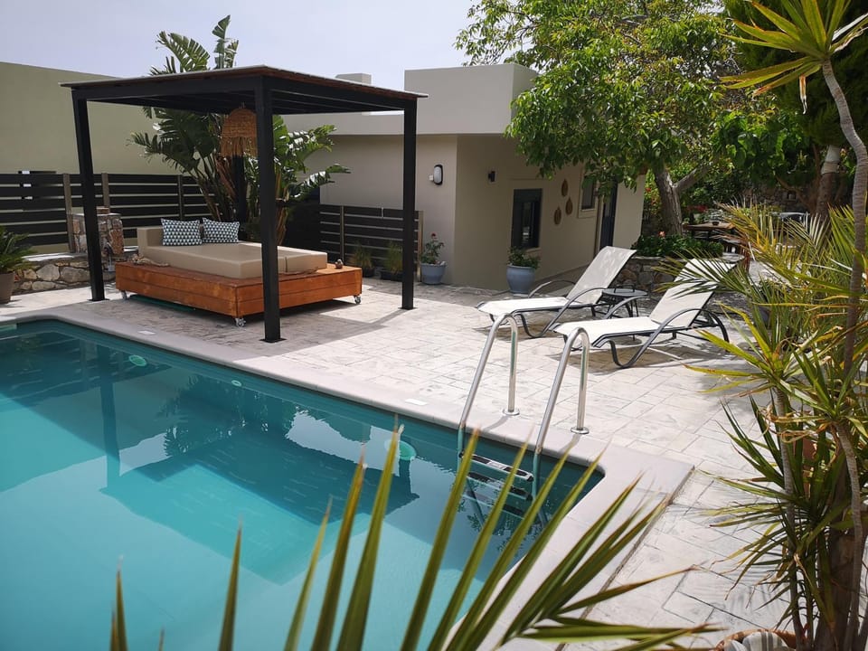 Patio, Garden, Garden view, Pool view, Swimming pool, sunbed