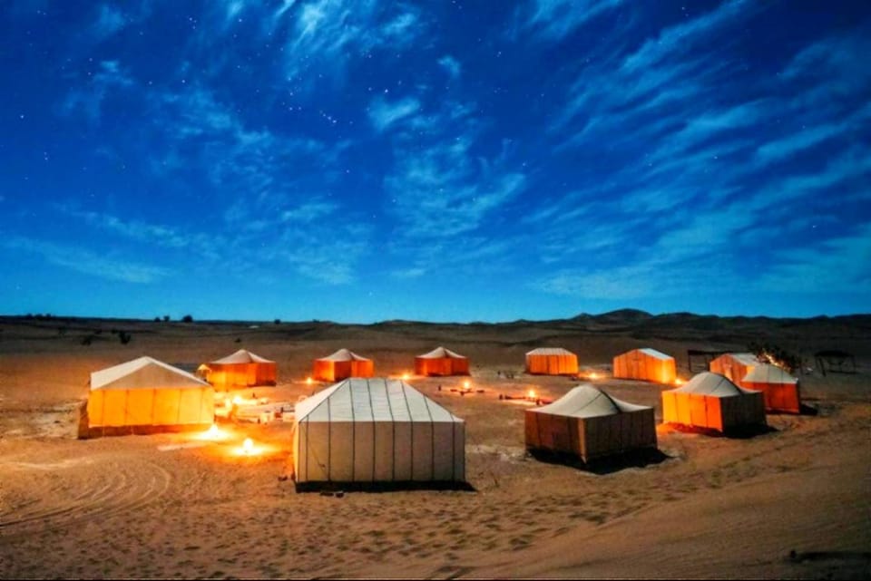 Night, Natural landscape, On site