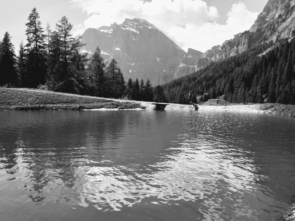Day, Natural landscape, Hiking, Lake view, Mountain view