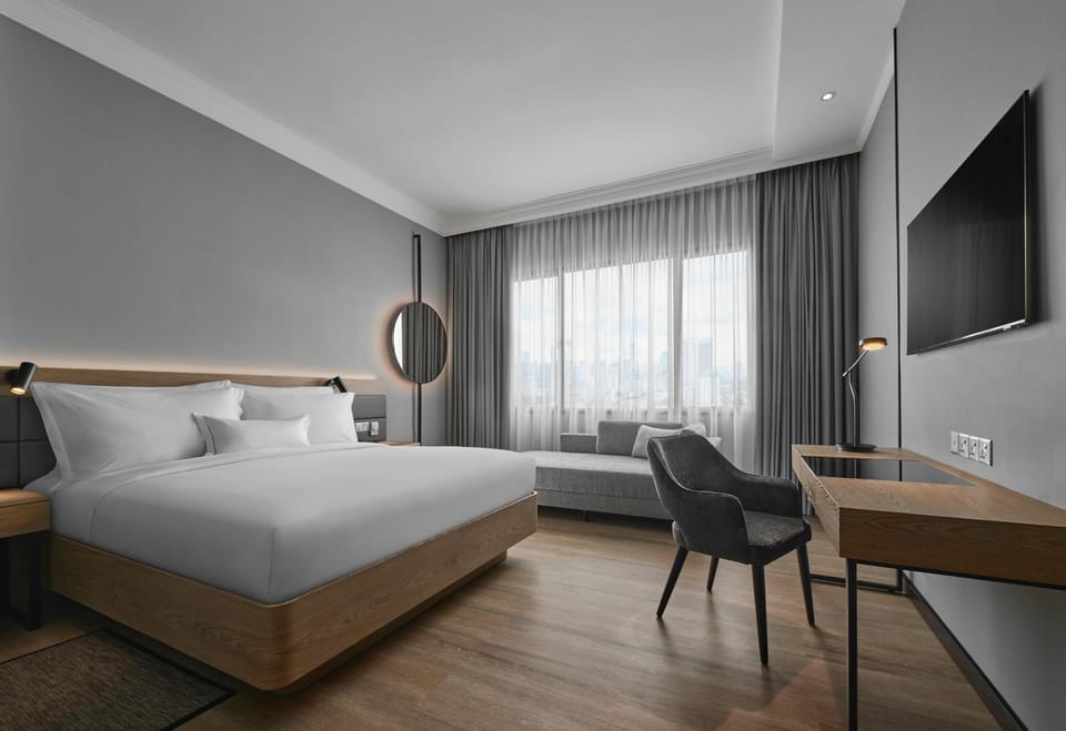 Seating area, Bedroom