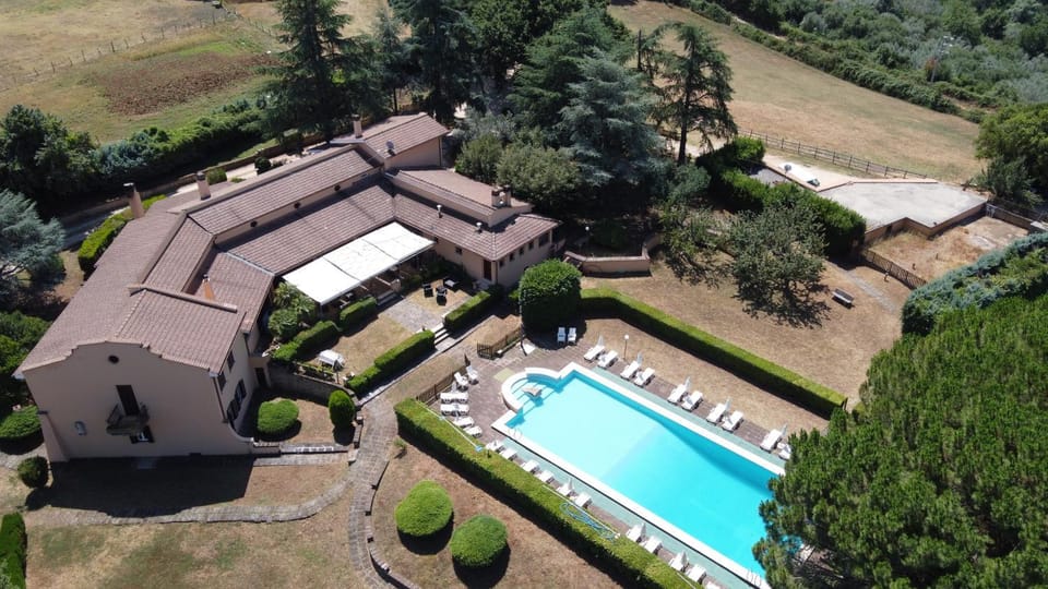 Property building, Bird's eye view, Pool view