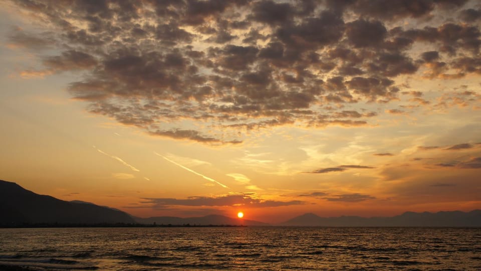 Natural landscape, Beach, Sunset