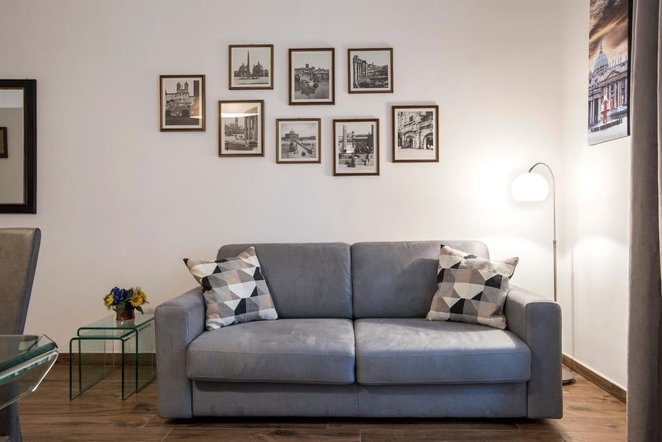 Living room, Seating area, heating, air conditioner