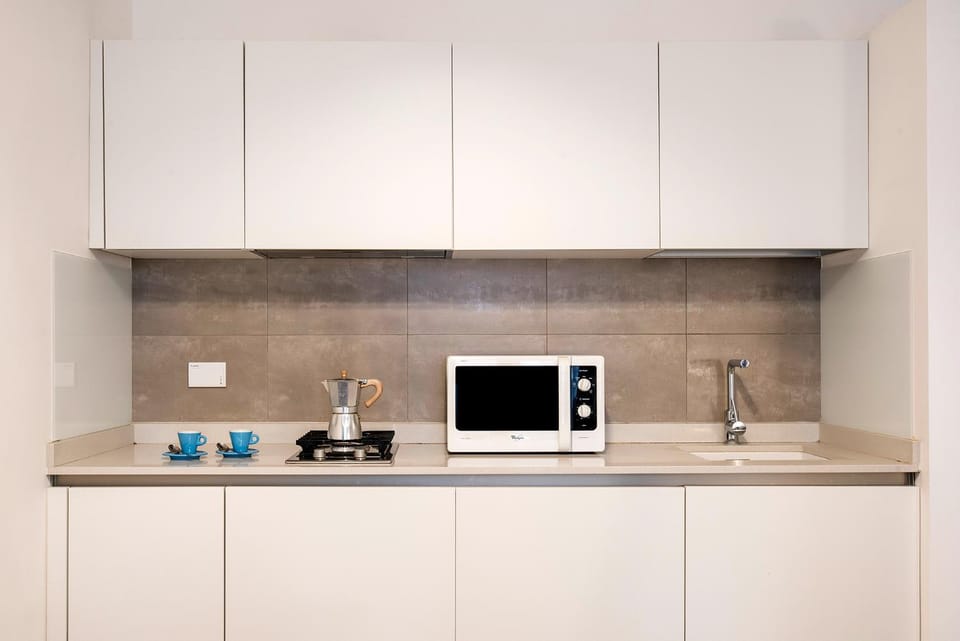 Coffee/tea facilities, Kitchen or kitchenette, heating, minibar, air conditioner