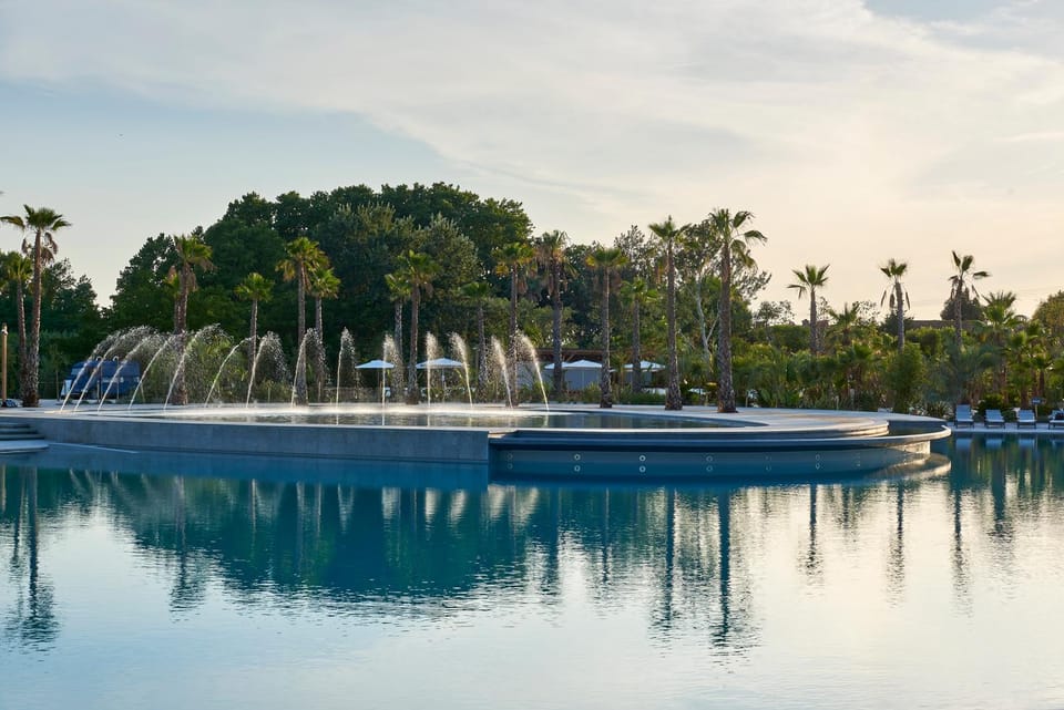 Swimming pool, Sunrise