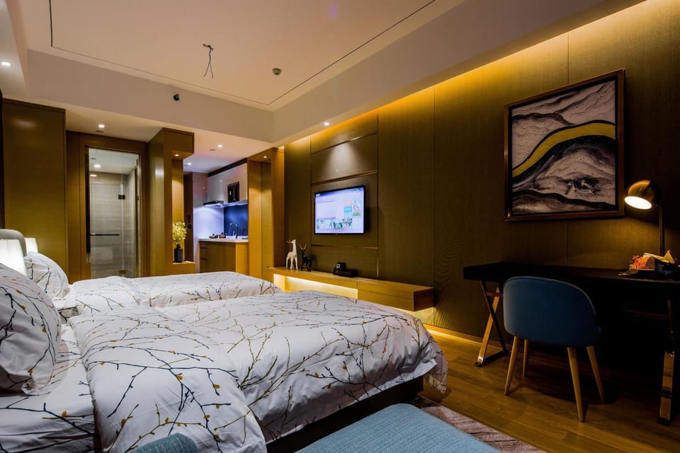 Photo of the whole room, bunk bed