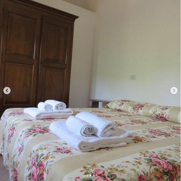 Photo of the whole room, Bedroom, towels, wardrobe