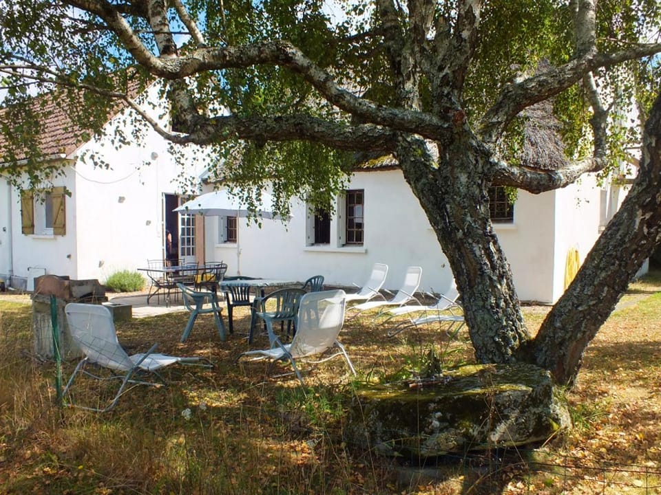 Property building, Patio, Garden, Seating area
