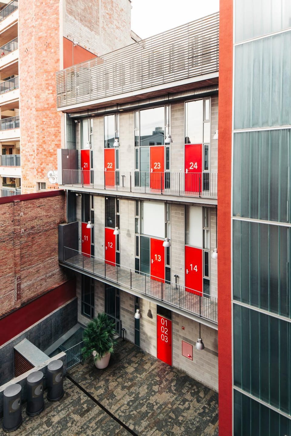 Patio, Inner courtyard view