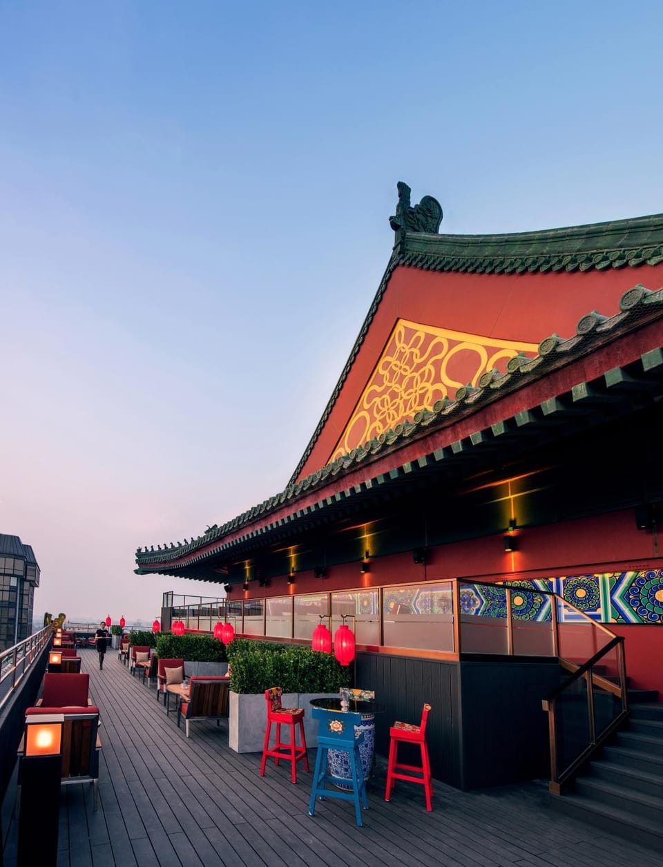 Restaurant/places to eat, Restaurant/places to eat, Lounge or bar, Food and drinks, City view, Sunset