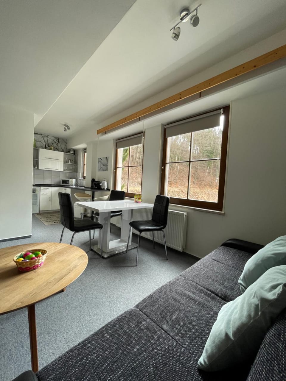 Kitchen or kitchenette, Living room