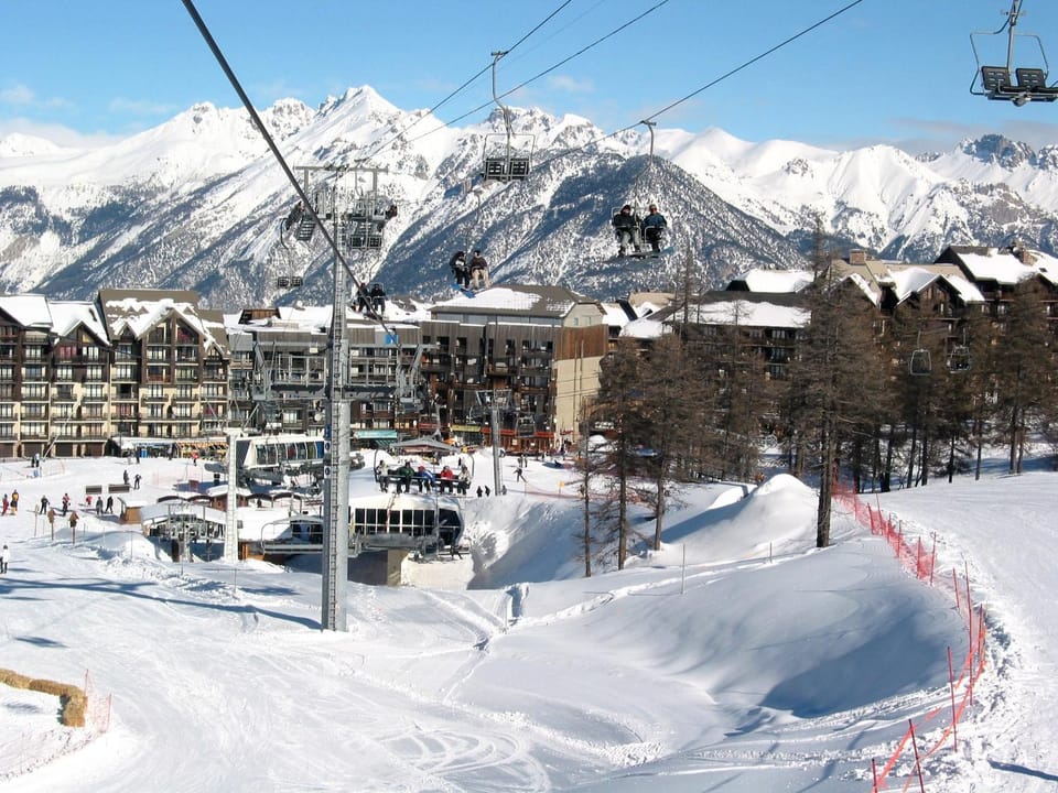 Natural landscape, Winter, Skiing