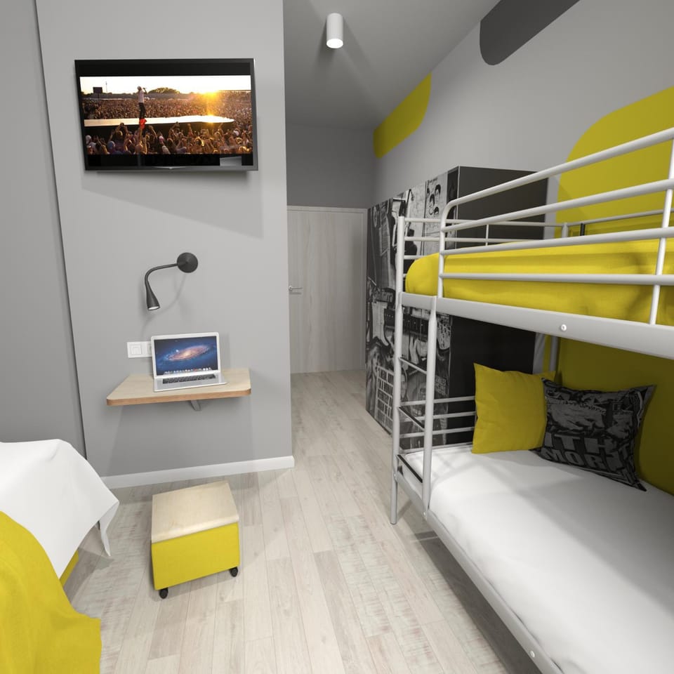 Bed, Photo of the whole room, Bedroom, bunk bed