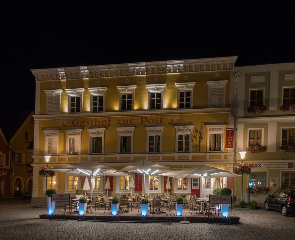 Property building, Night, City view