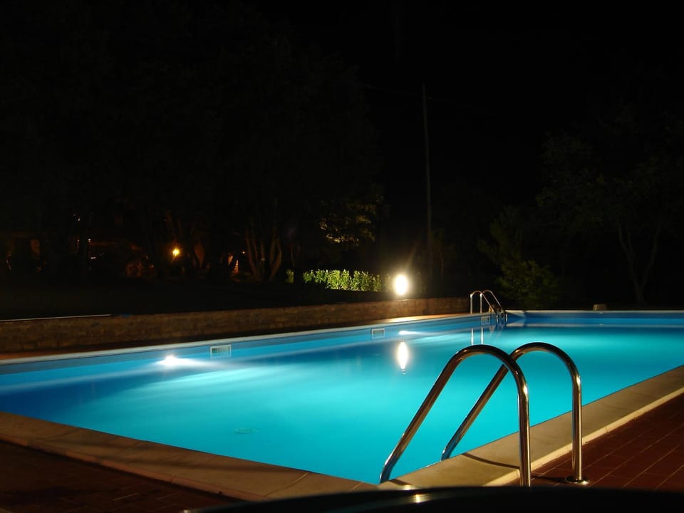 Night, Swimming pool, Swimming pool
