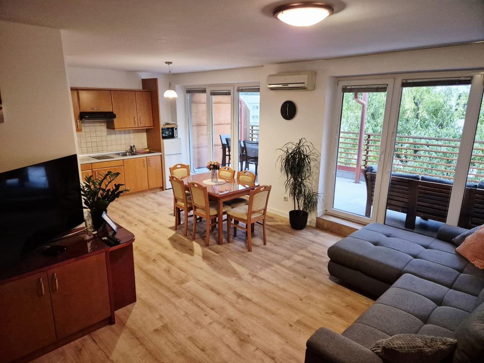 Communal lounge/ TV room, TV and multimedia, Kitchen or kitchenette, Living room, Seating area, Dining area