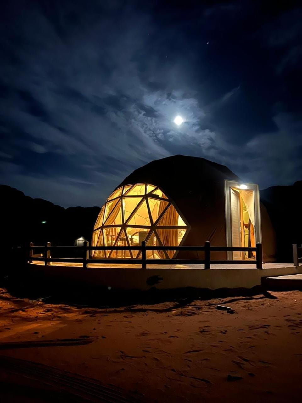 Property building, Night, Natural landscape
