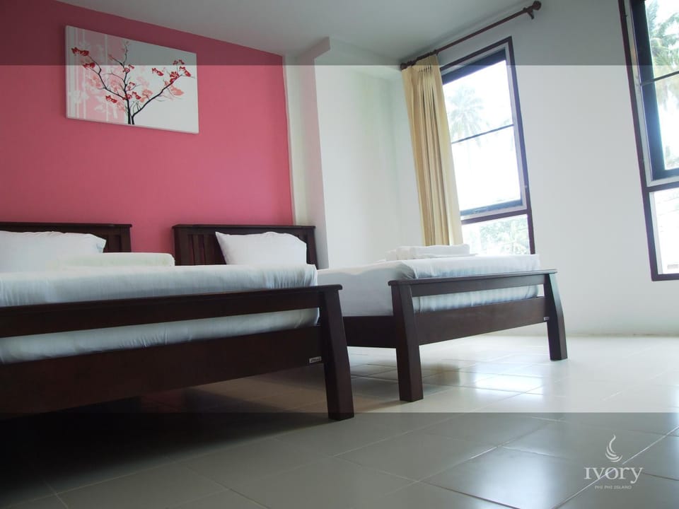 Bed, Property logo or sign
