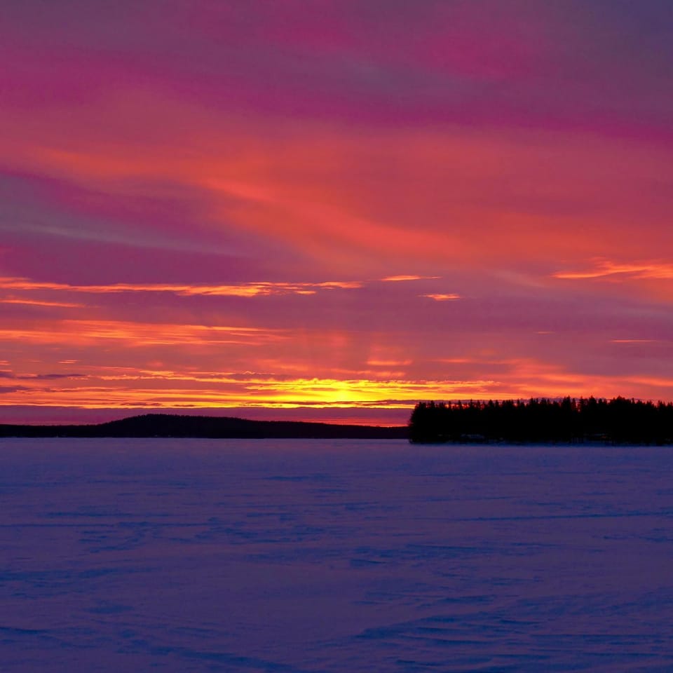 Natural landscape, Beach, On site, Lake view, Sunset