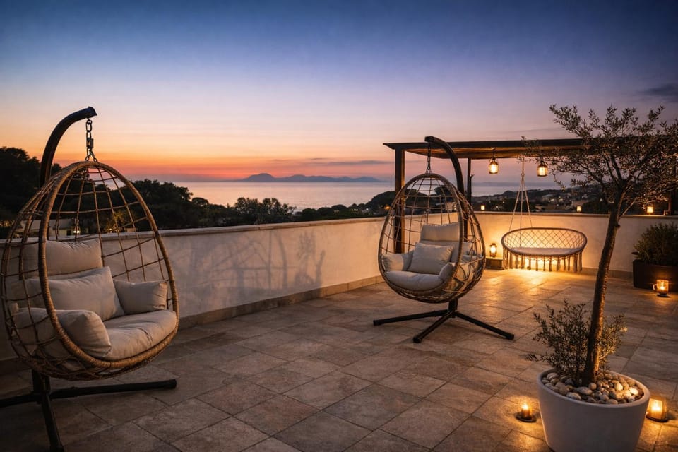 Property building, Sunset