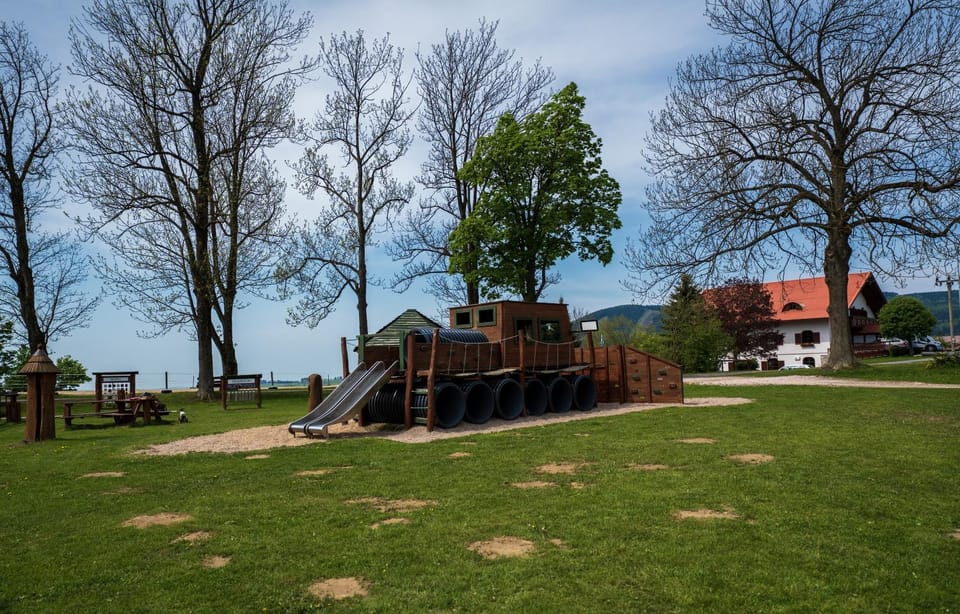 Natural landscape, Children play ground, Garden, Garden view