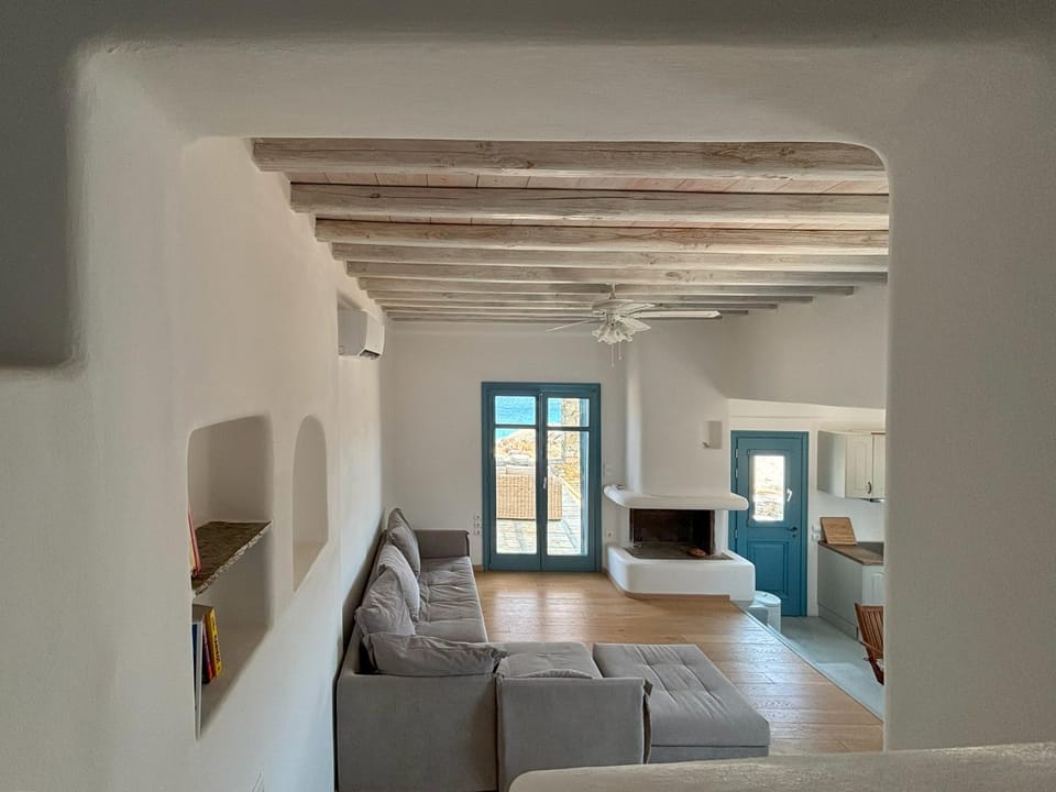 Living room, Seating area, Sea view
