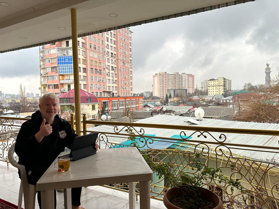 Property building, Day, People, Natural landscape, View (from property/room), Balcony/Terrace, City view