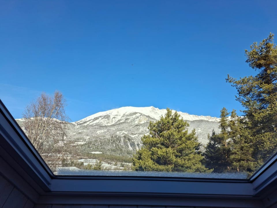 Day, Natural landscape, Winter, Mountain view