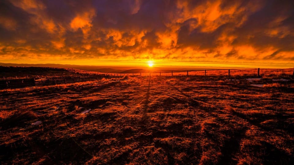 Natural landscape, Sunset