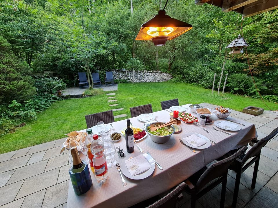 Spring, Garden, Garden, Balcony/Terrace, Garden view