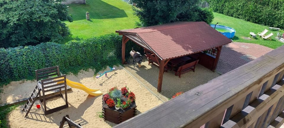 Patio, Children play ground, Garden, Garden view