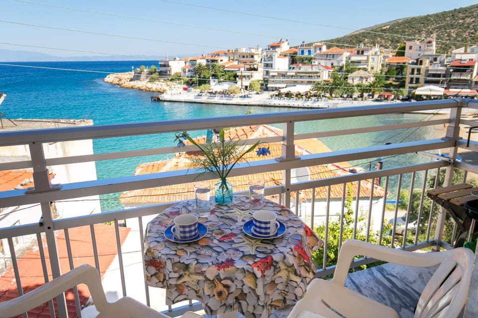 Day, Summer, Balcony/Terrace, Beach, Beach, Sea view, Family