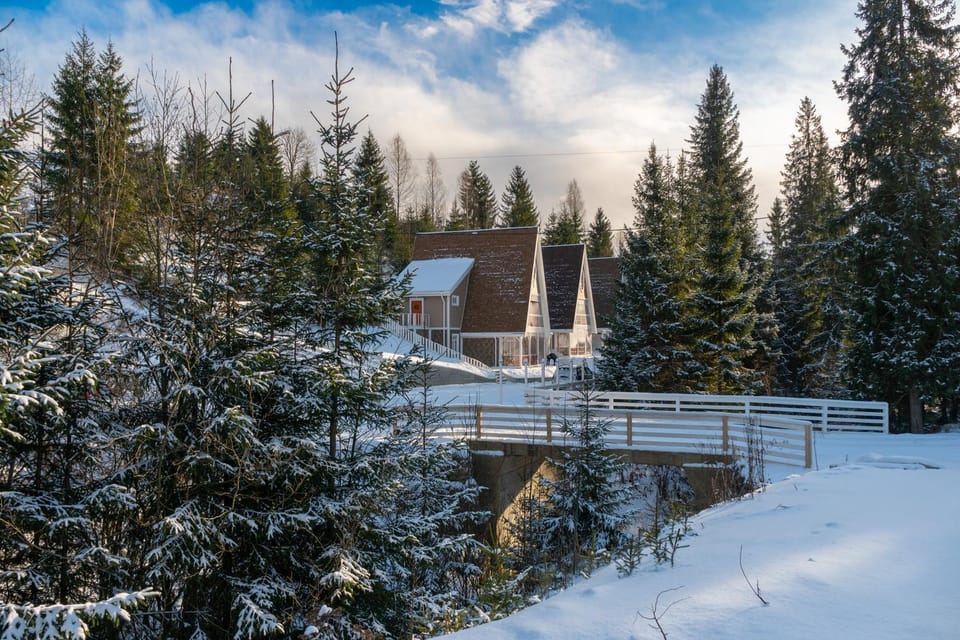 Day, Natural landscape, Winter, Mountain view
