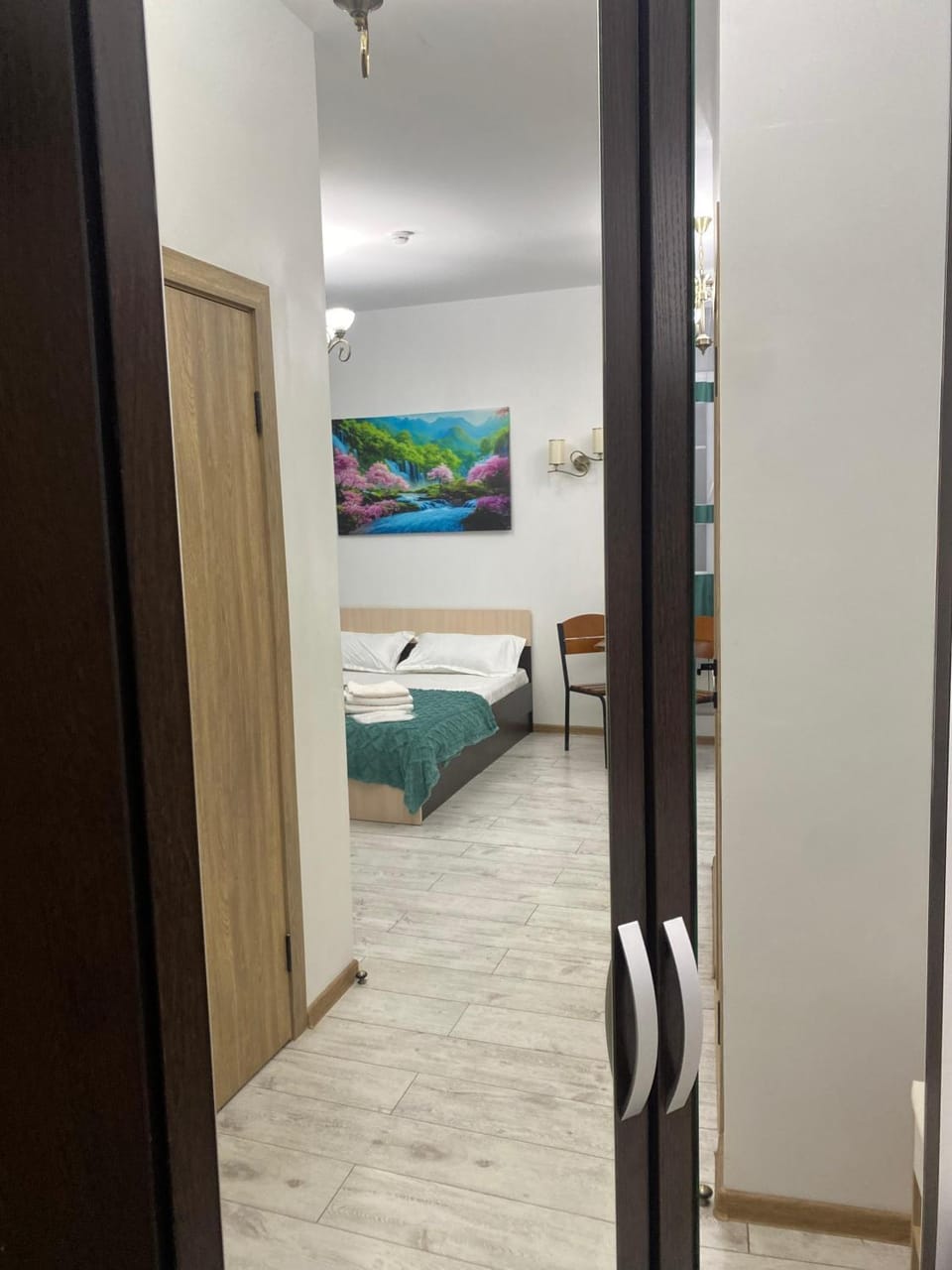 Bed, Photo of the whole room, Bedroom, wardrobe