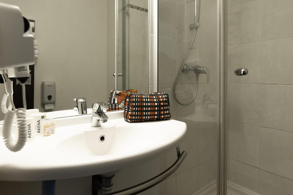 Bathroom, hair dryier