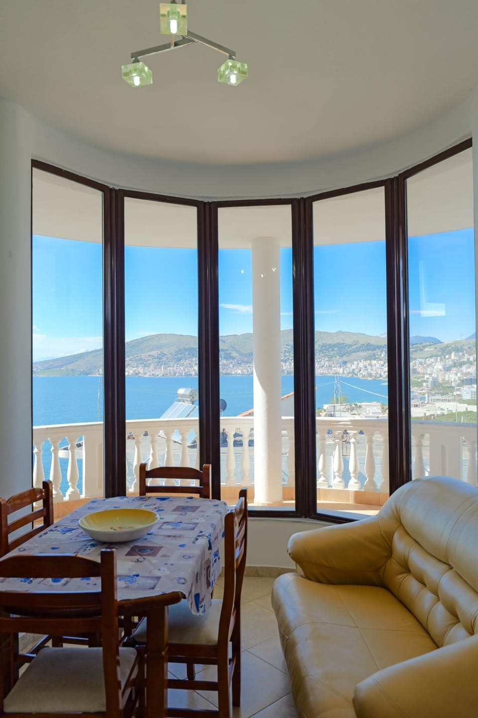 Day, Natural landscape, View (from property/room), Balcony/Terrace, Living room, Seating area, Dining area, Lake view, Mountain view, River view, Sea view