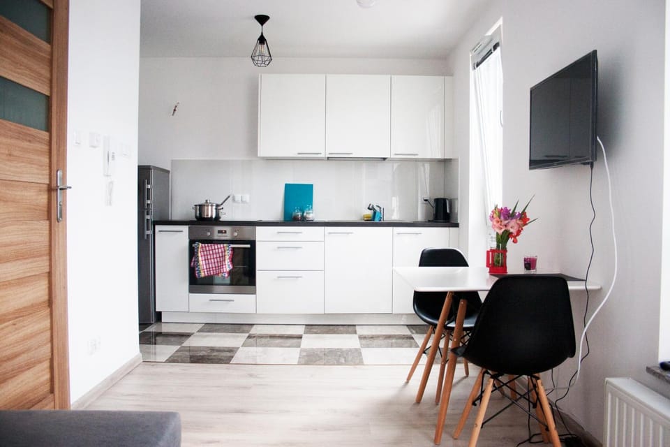 Kitchen or kitchenette, Living room, Dining area