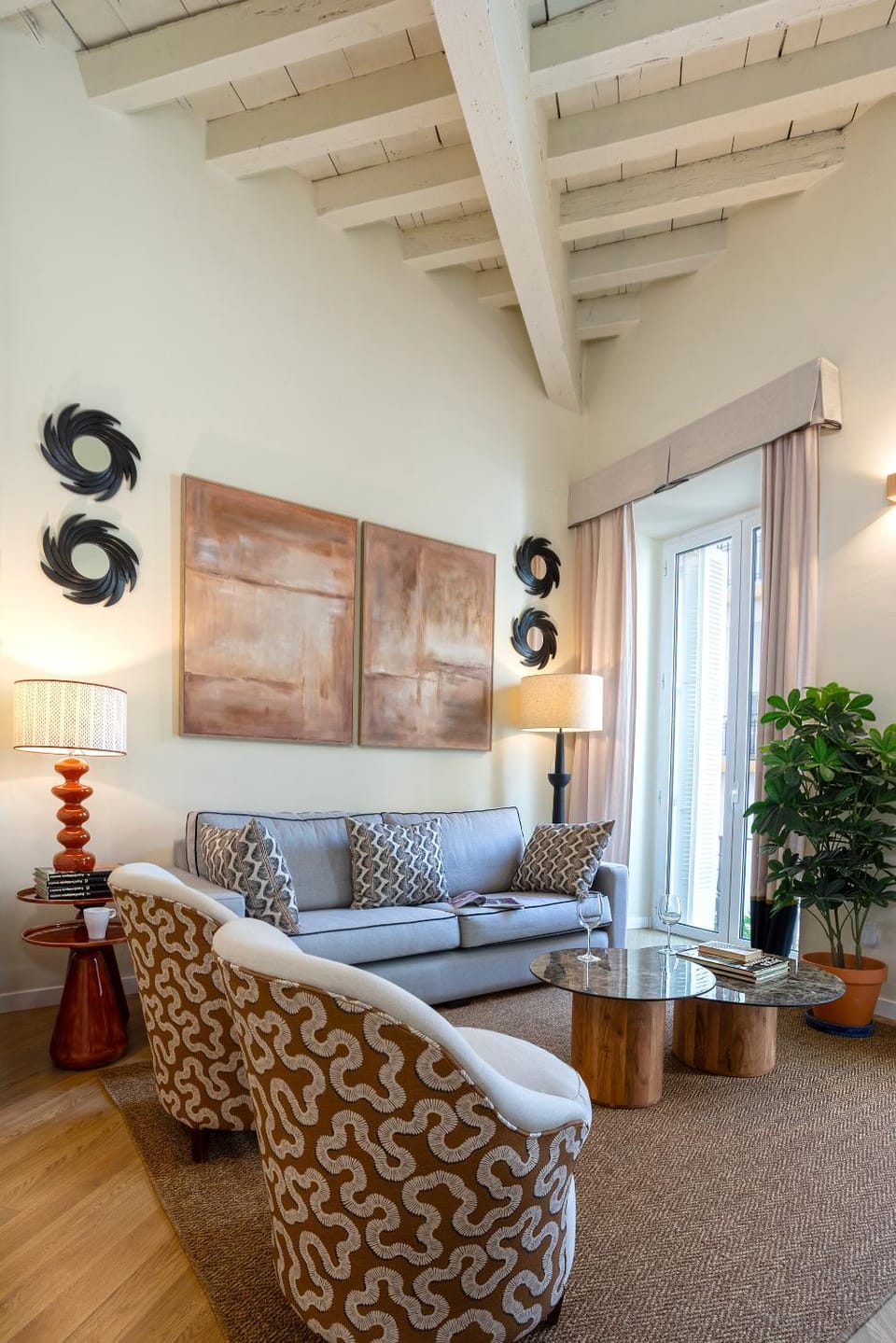 TV and multimedia, Balcony/Terrace, Living room, Photo of the whole room, Seating area