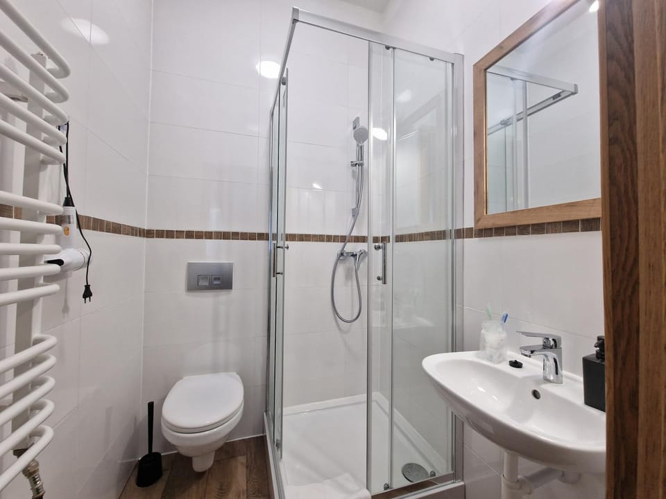 Shower, Toilet, Bathroom, towels